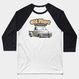 Old Phart Auto Club - Silver Truck Baseball T-Shirt